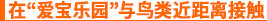 在主题公园“爱宝乐园”与鸟类近距离接触